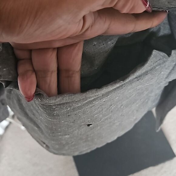 Vans Men's Puffy Zip-Up Hoodie Spring Jacket Gray Medium - Picture 7 of 16